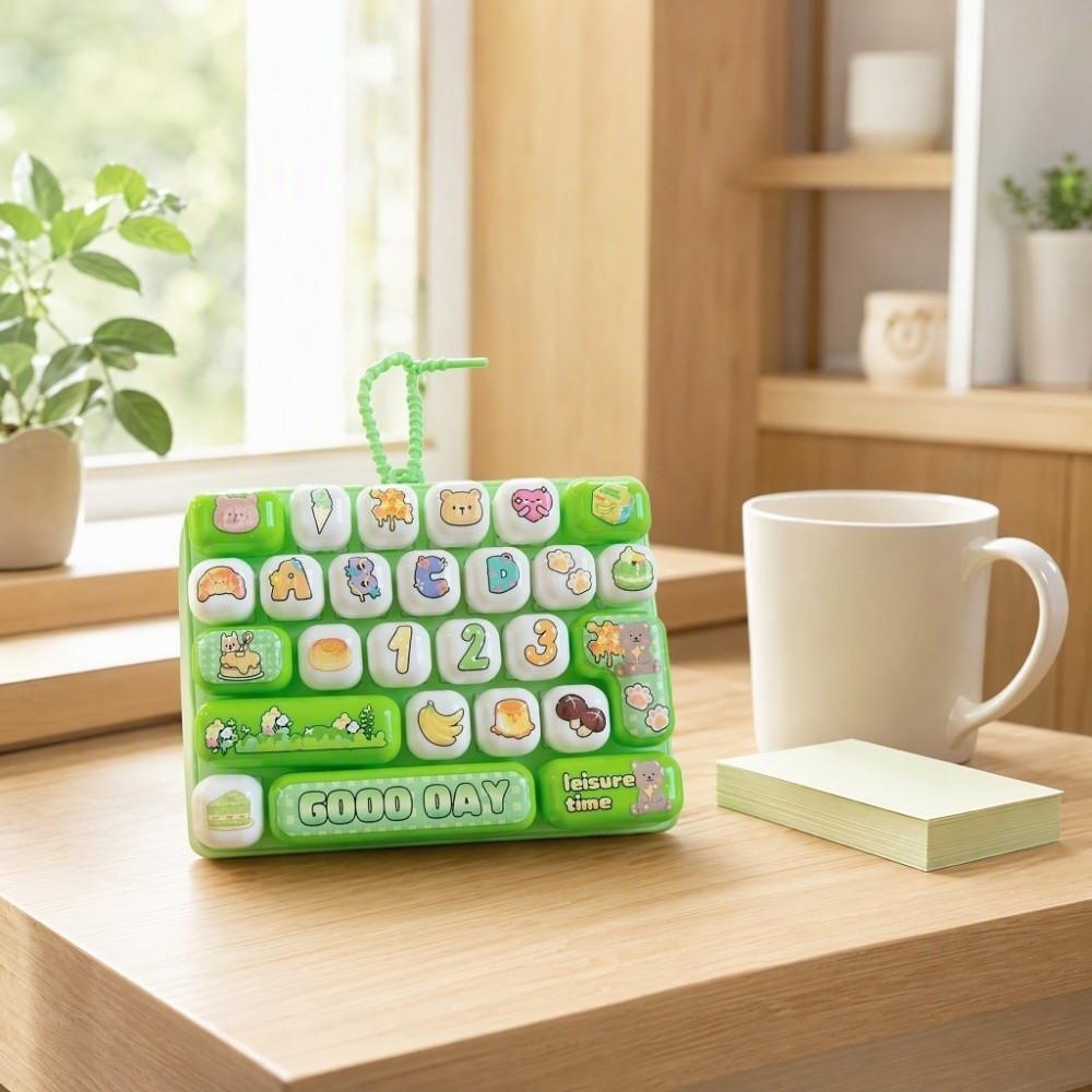 26 Key Mini Keyboard Pendant Cute Cartoon Design Keyboard Keychain  Accessories Gift
