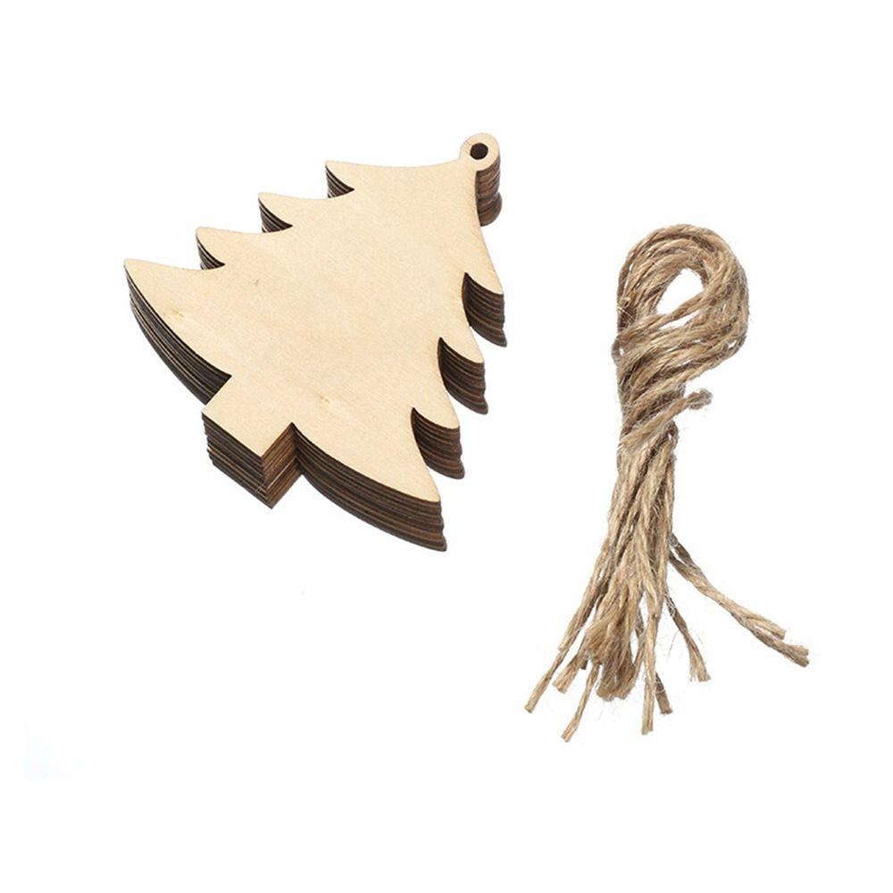 Christmas Tree Ornaments Christmas Decorations Christmas Tree Pendant Wooden Tags Wooden Slices
