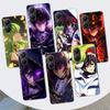 Чехол для телефона Code Geass для Xiaomi Poco X3 Nfc X4 X5 X6 X7 F7 Ultra F6 F5 F4 Gt F3 M6 M5S M5 M4 M3 Fundas Мягкий чехол Poco X3