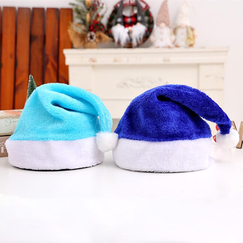 Праздничная плюшевая рождественская шапка для взрослых и детей - Идеально подходит для праздничных вечеринок и украшений