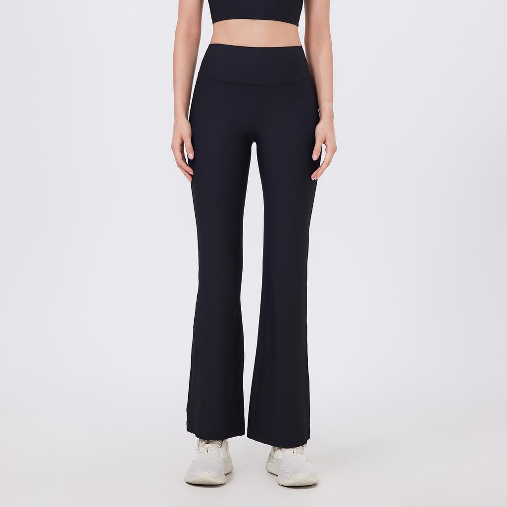 Sweatpants Yoga Flared Pants Anti-crimping Sports Wide Leg Pants Fitness Pants High Waist Hip Lift Dance Micro Pants