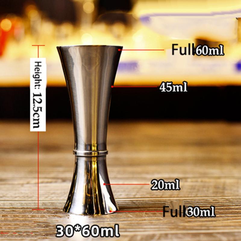 30/60ml One-Piece Cocktail Jigger Barware Bar Tools
