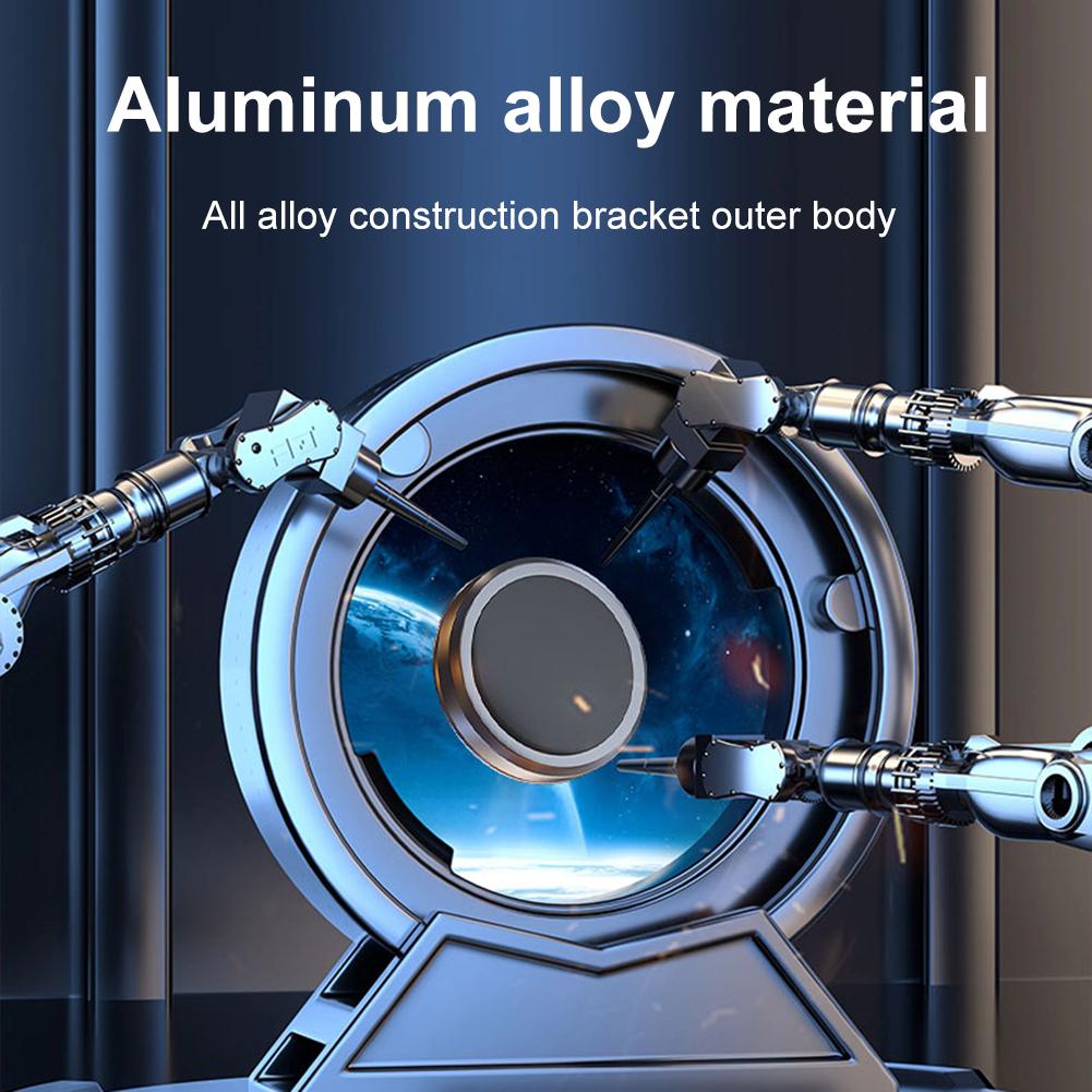 Car Smartphone Stand 360° Rotation Magnetic Steering Wheel Phone Holder Stand Strong Magnet Universal for iPhone Samsung Xiaomi