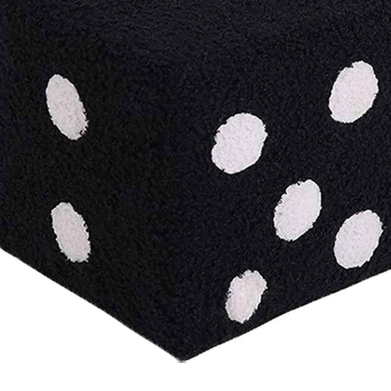 Dice Stool Chair Entrance Foot Stool For Door 7.87x7.87x7.87Inch Small Soft Chair Removable And Washable Cube Entrance Decor