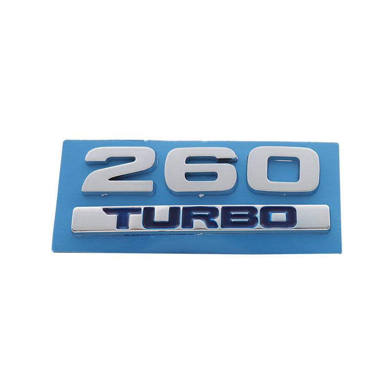 3D Премиум TURBO 260 TURBO для автомобиля Крыло багажник Задний капот Наклейка Эмблема Значок Наклейка Аксессуары