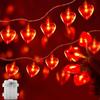Love Heart Shaped String Lights 6 Meter 40 Leds Heart Love Valentine Lights for Wedding Party