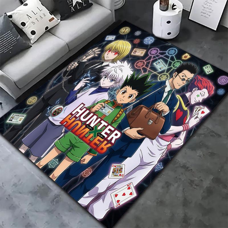 Hunter X Hunter Carpet Rug For Living Room Bedroom Home Sofa Decoration Kids Play Nonslip Floor Mat