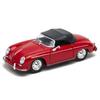 WELLY Масштаб 1/24 Porsche 356A Speedster Складной Верх Красный / Металлическая Модель Автомобиля, Готовая Модель, 24106H-W RD