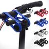 Folding Bicycle Handlebar Stem Adjustable Aluminum Alloy 31.8mm Double Stem Riser Cycling