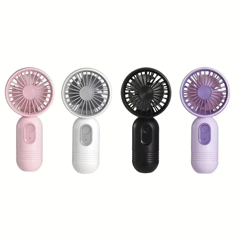 XIAOTREE Portable Fan USB Rechargeable 3-speed Handheld Fan for Men and Women Suitable for Office Outdoor Travel and Camping