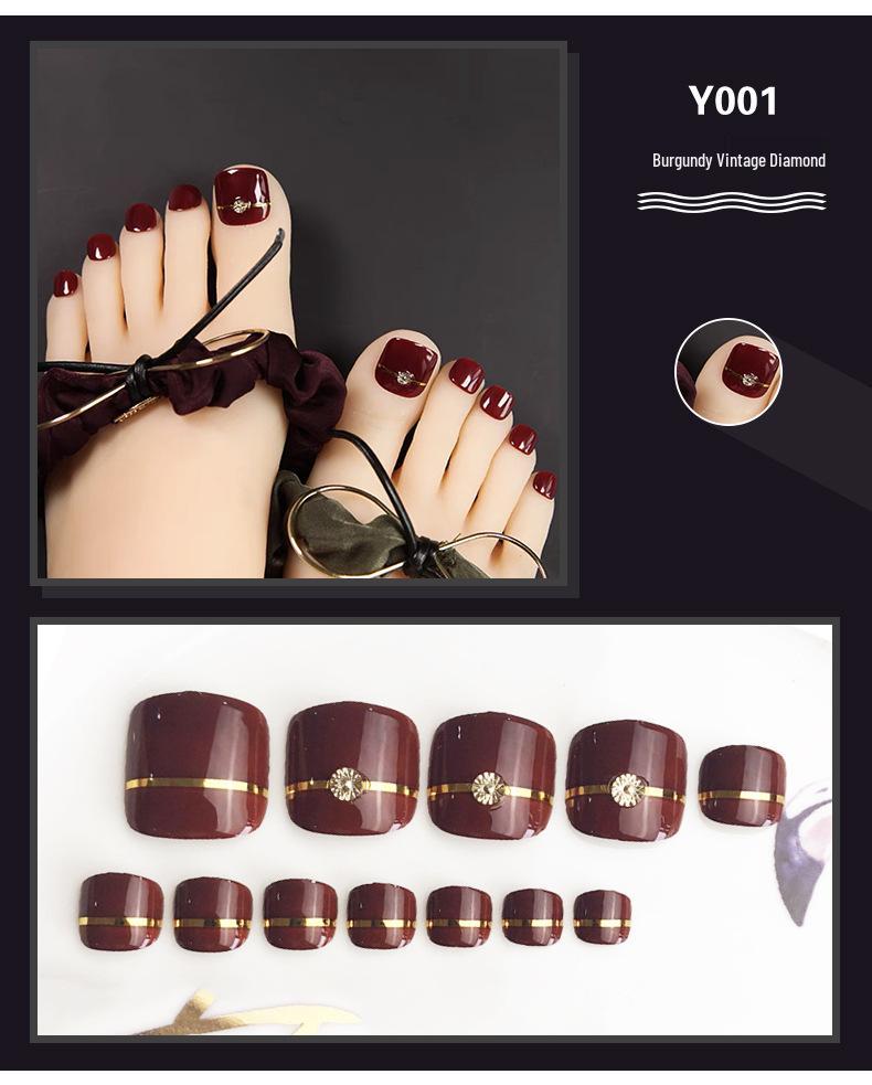 Press-On Toenail Art: Finished Nail Pieces and Wearable Patches