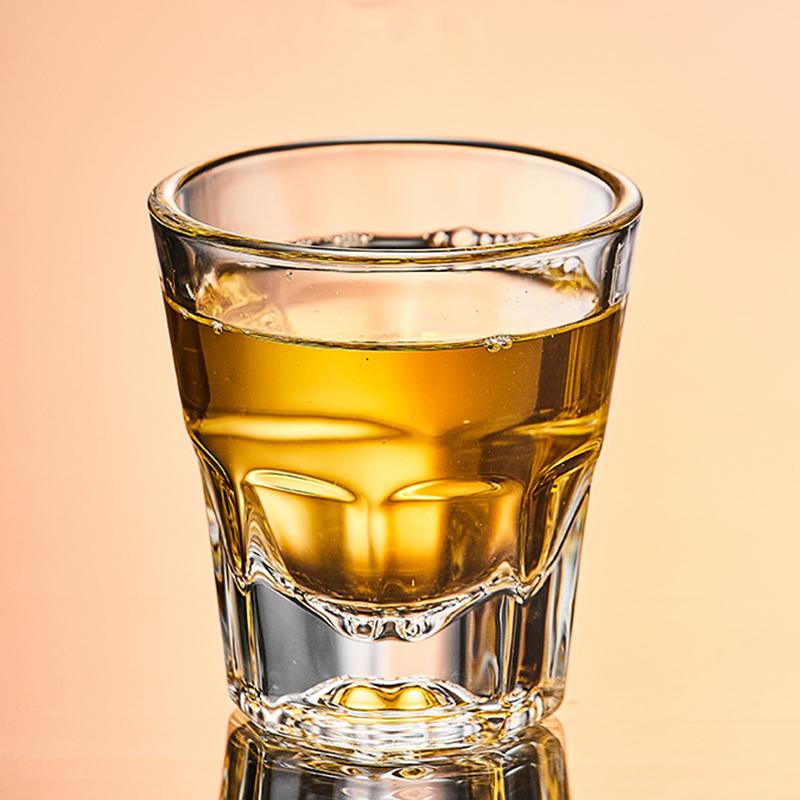 145 мл бокал для вина питьевые чашки для виски толстое дно чашки для спиртных напитков винные стаканы пивные кружки текилы стеклянная эстетическая бутылка