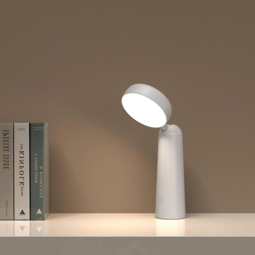 Tanosimi Настольная лампа, беспроводная, яркая, светодиодная, 3-цветная, плавная регулировка яркости, настольная лампа с возможностью подзарядки от USB, настольная лампа