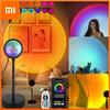 Умный закатный светильник Tuya LED Night Ligh USB RGB Smart Life APP Удаленная проекция для украшения комнаты Фотофестиваль Рождение