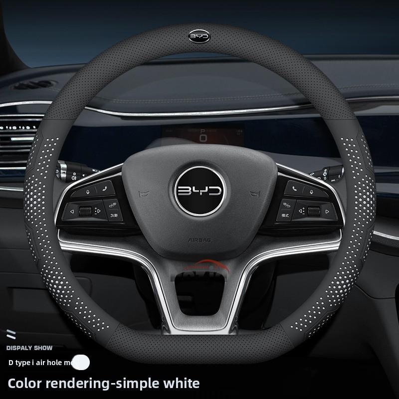 Кожаный чехол на руль автомобиля для BYD ATTO 3 Dolphin MINI PLUS Seal Seagull Tang Sealon 6 7 Yuan Up Pro 2024 2025 2026