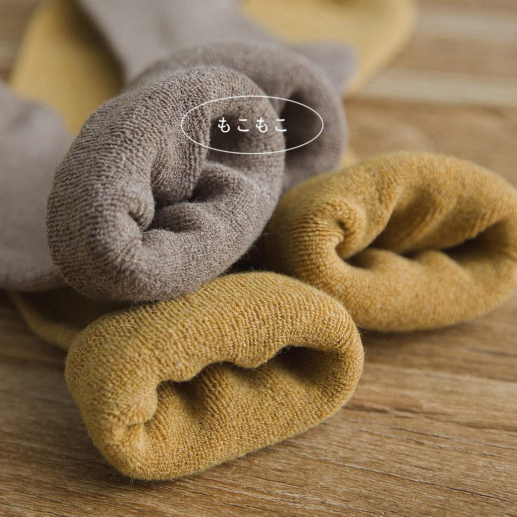 TsujiYa Толстые теплые носки для и Милые и теплые и удобные для холода Сделаны из хлопка с флисовой подкладкой и запахом Размеры Набор женских гольфов до колена