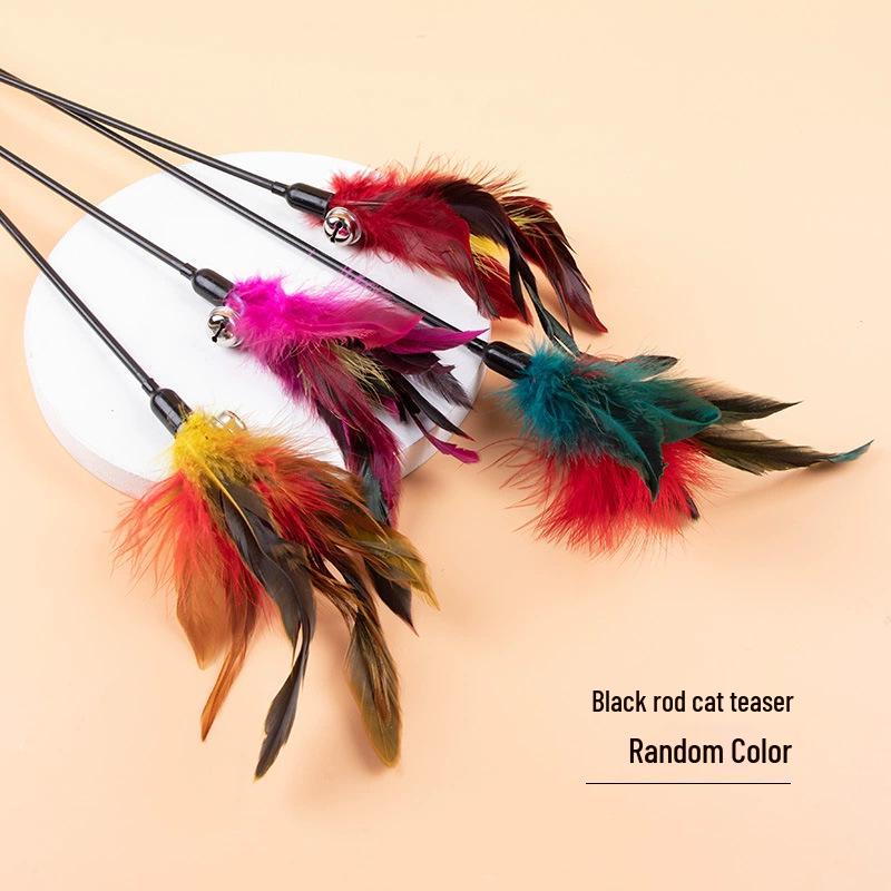 Льняная мышка-кошка дразнилка с колокольчиком - Игрушка для снятия скуки для кошек