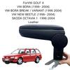Для VW GOLF 4 1997-2006 Подлокотник Центральная консоль Черная кожа Оригинальная посадка Автомобильные аксессуары для интерьера Запасные декоративные элементы