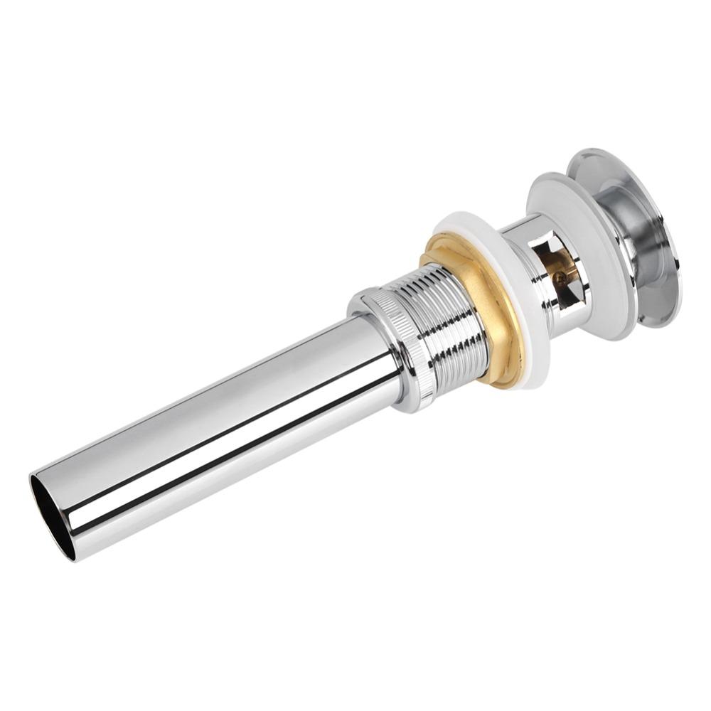 Stainless Steel Sink Drain Chrome Plated Bathroom Accessory Stable Drain Pipe Bathroom Use