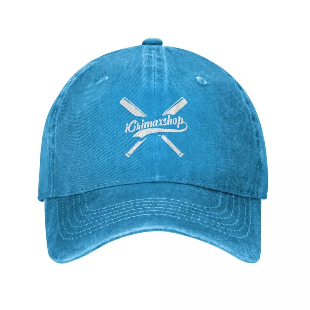 Classic Logo Icrimax Baseball Cap Unisex Women Distressed Denim Snapback Cap Outdoor Summer Caps Hat