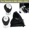 Для Mazda 6 M6 2002 2003 2004 2005 2006 2007 Ручка переключения передач Рычаг переключения передач Чехол Крышка багажника Аксессуары для автомобилей Замена
