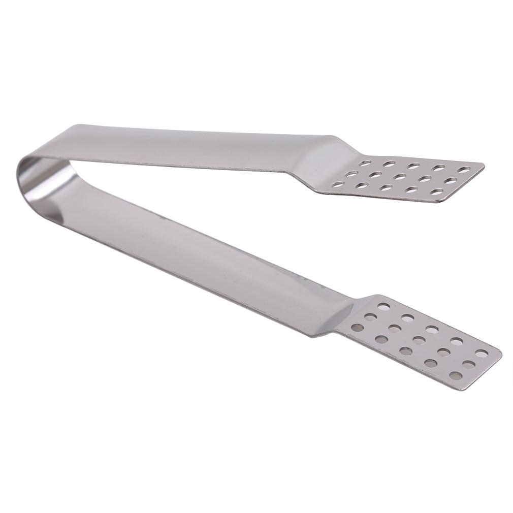 Stainless Steel Tea Bag Tongs Teabag Squeezer Strainer Ice Cube Mini Tongs
