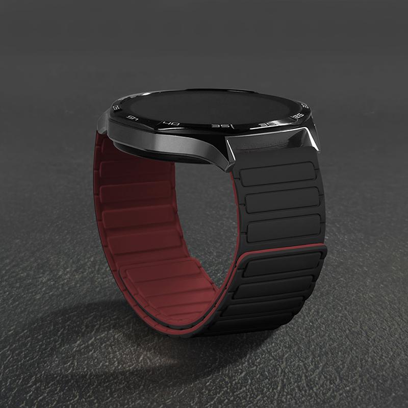 Magnetic silicone Band For Samsung Galaxy Watch 7 FE 6 4 classic 5pro Bracelet correa Huawei watch GT 6 5 4 pro 20mm 22mm straps
