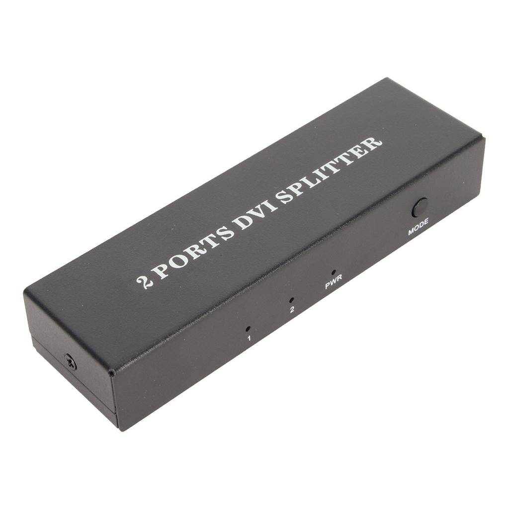 1x2 DVI-сплиттер 1 в 2 выхода с поддержкой разрешения до 1920x1440 2-портовый DVI-видеосплиттер для ПК