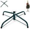 Heavy Duty Christmas Tree Iron Stand Folding Metal Artificial Christmas Tree Base Replacement Xmas Tree Poles