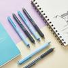 ParKoo Gel Pens Quick Dry Ink Fine Point 0.5mm, Retractable Rolling Ball 6 Black/6 Blue Ink Pen, Click Silent Pens Set for Journaling Notetaking