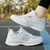 Женские прогулочные повседневные кроссовки на платформе, теннисные спортивные кроссовки, дышащая летняя обувь для девочек и студентов, дорожная обувь