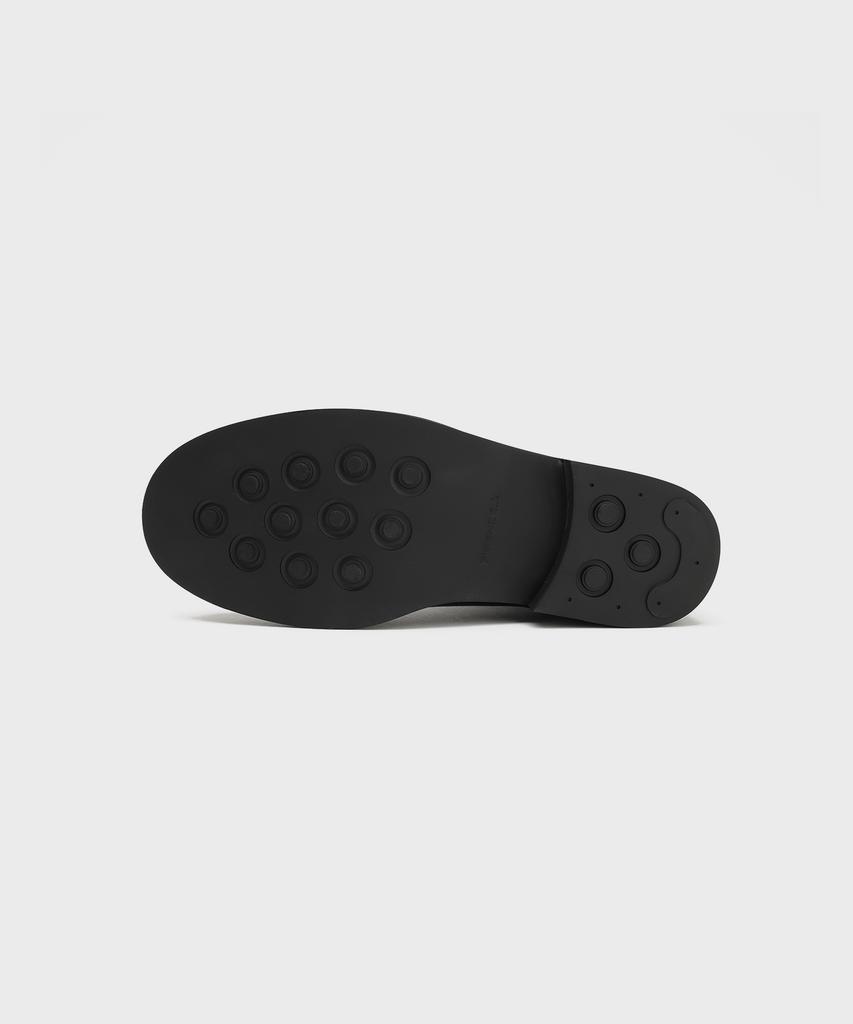 Firenze Atelier [Vibram] All Day Round Toe Chelsea Boots 2600 [Crack Black]