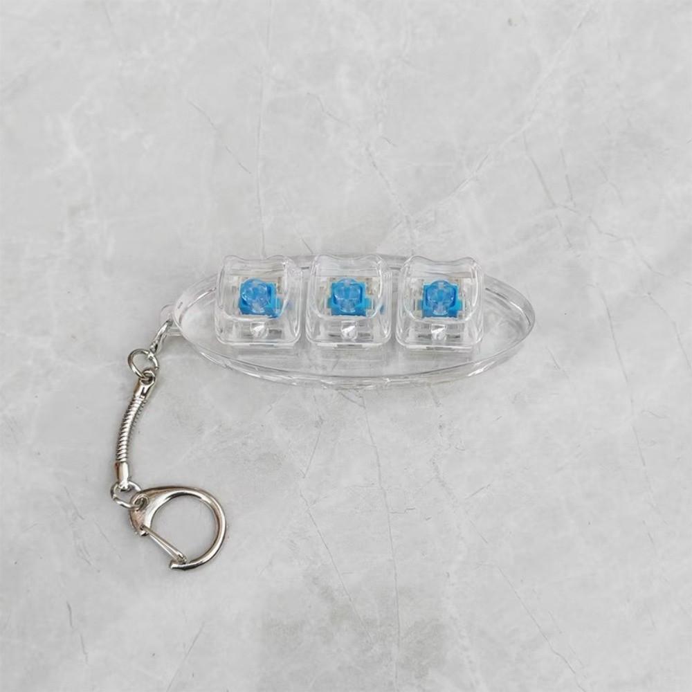 Снятие стресса Кейкап Игрушка-щипалка 3 клавиши Кнопка Кликер Игрушка Новый Кнопочный Кейкап