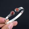 Carnelian Gemstone Bangles 925 Sterling Silver Bangle Jewelry Gift For Unisex LG-113