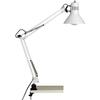 Lampe De Bureau - BRILLIANT - Hobby E27 - Fixation Serre-joint - Blanc - 40W