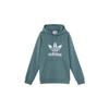 Adidas Originals Trefoil Hoodie With Long Sleeves Men Sweatshirt Green GN3461