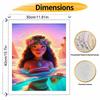 Disney Moana oil painting art handmade diy painting home decoration gift