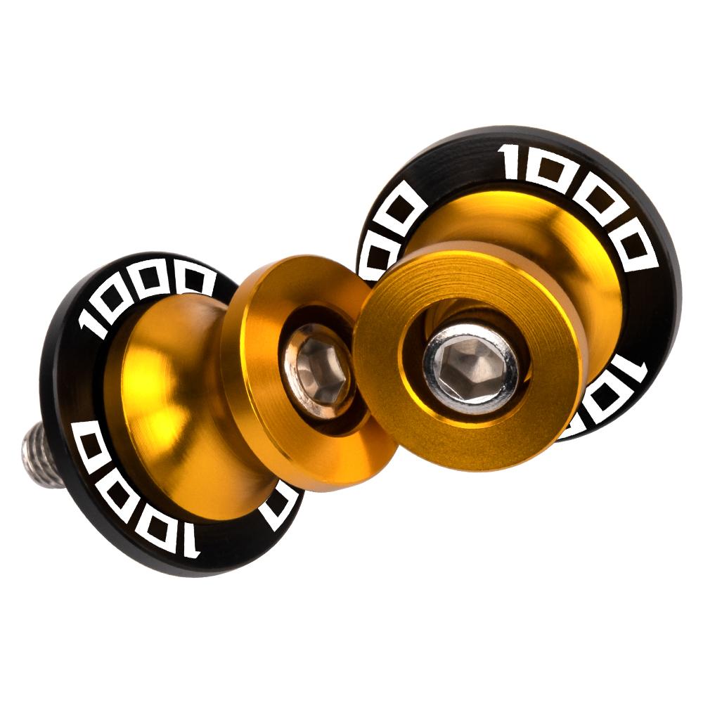 M8 Motorcycle Swingarm Bobbins For Katana 1000 2019-2024 Paddock Stand Mounts with Shock Absorption Katana 1000 Accessories