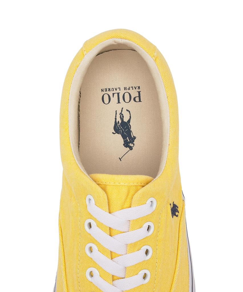 Кеды Polo Ralph Lauren из холста Kitten Wash - Желтые