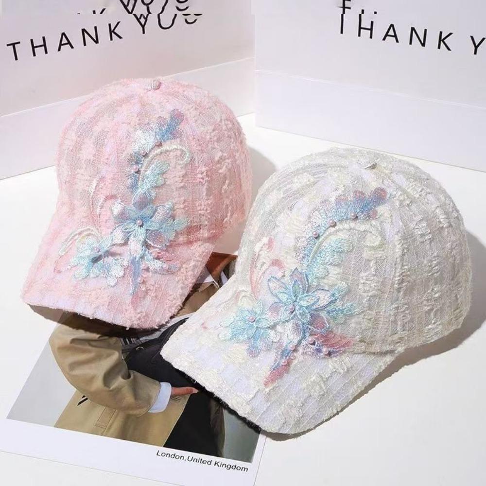 Lace Baseball Cap Mesh Sunscreen Hat Fashion Duck Tongue Hat Spring and Summer