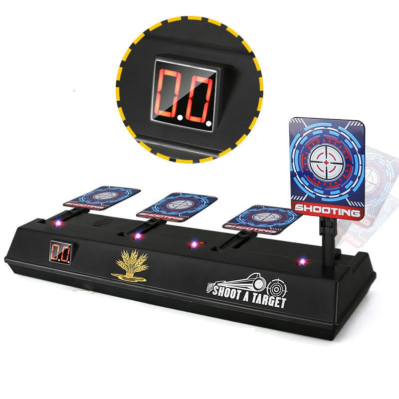 Подвижная электронная мишень с вращением на 360° и автоматическим возвратом Dmart Игрушечная мишень для стрельбы из пистолета Аксессуары для стрельбы