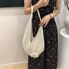Плетеная пляжная сумка Ажурная вязаная крючком сумка через плечо Легкая бохо-сумка-тоут для женщин Летний отпуск Пляжный отдых Повседневное использование