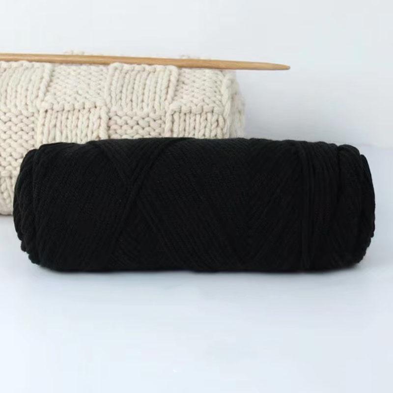 1Roll Crochet Thread Soft Cotton Hand-Woven 8 Strands Diy Scarf Hat Knitting Yarn Hand-Made