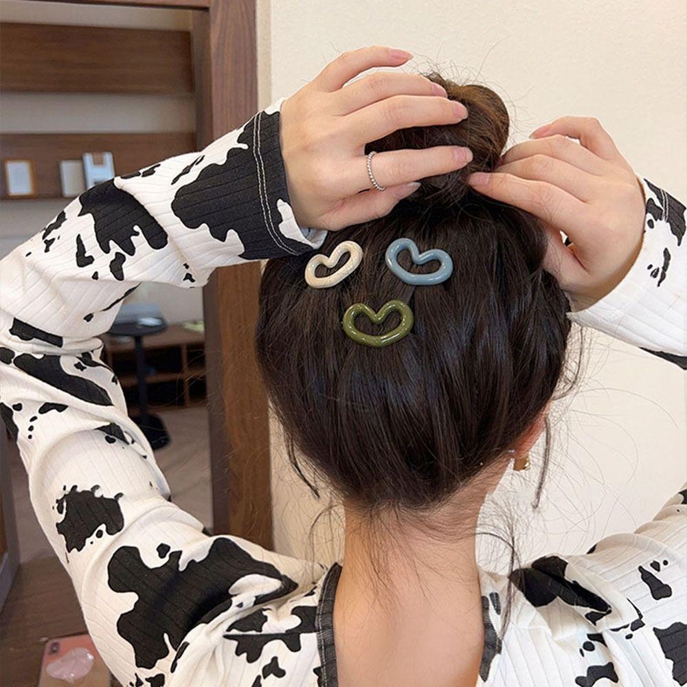 Clip Gifts For Women Hair Accessories Korean Style Hairpin Love Heart Hair Clip Y2K Hair Barrettes