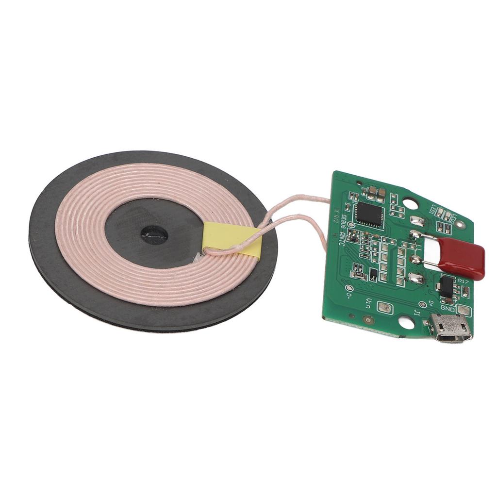 Wireless Charging Module QI Standard Fast Charging Micro USB Port Coil DIY Wireless Charger PCBA