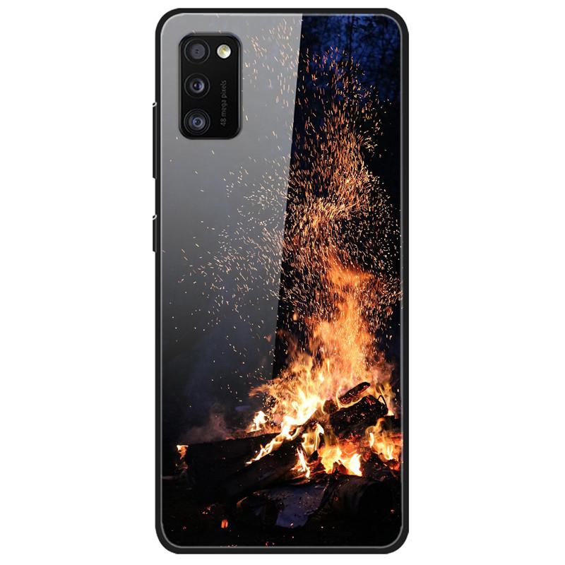 Закаленное Стекло Жесткий Чехол для Samsung Galaxy M31s M21s M31 M21 M51 Чехол для Телефона Защитный M 21s Fundas Модный M 31s