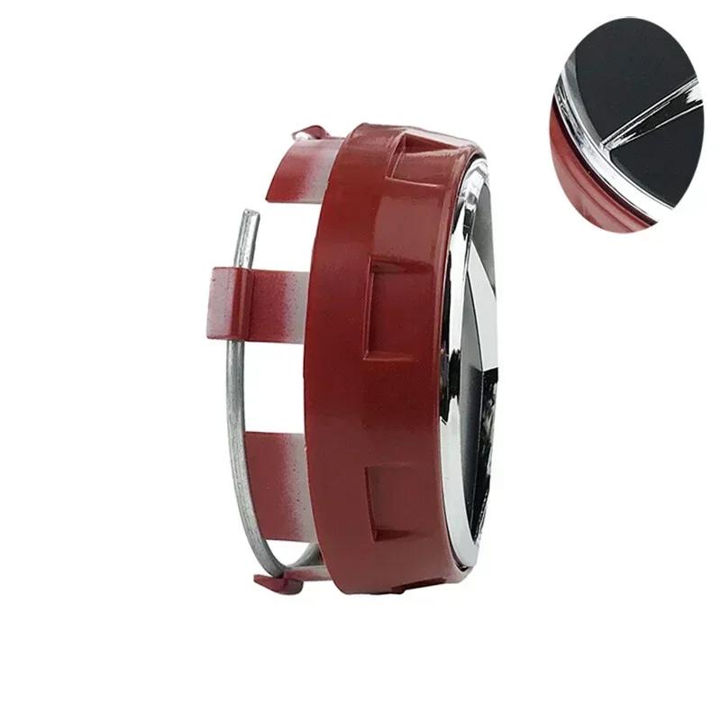 C200 E200 New 2025 For Mercedes Benz 4pcs/set 75mm Wheel Hub cap Tall hubcap For Mercedes Benz A45 CLA45 C63 GLA45Edition1 High