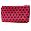 Portable Travel Cosmetic Bag Makeup Case Heart Dot Print Toiletry Wash Organizer