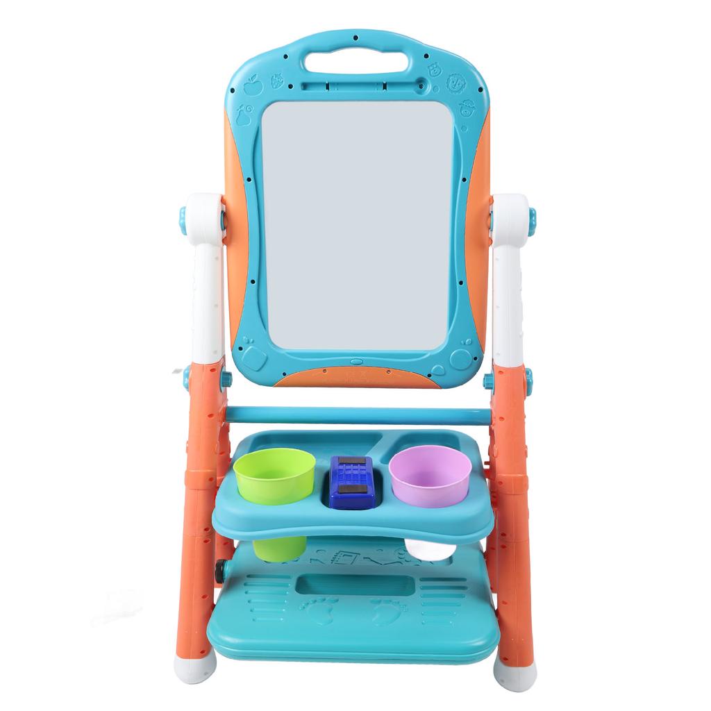 2 In 1 Double Sided Drawing Board Early Education Chinese English Math Double Sided Drawing Easel