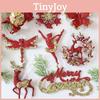 Christmas Creative Tree Snowflake Star Shaped Pendant Holiday Props Decoration